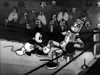 Illustration for article titled Boxing Robots of the 1930s